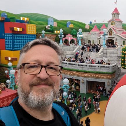 Me at [SUPER NINTENDO World, Osaka](https://www.usj.co.jp/web/en/us/areas/super-nintendo-world)