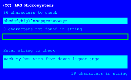 Screenshot of the quickfox tool